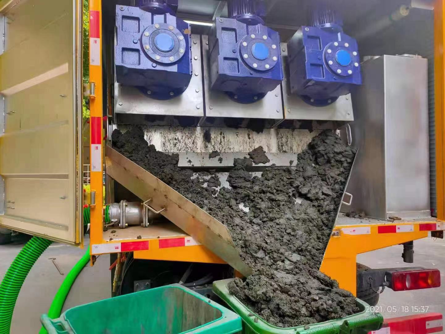 武陵化粪池清掏城市维护站-泥浆净化干湿分离处理